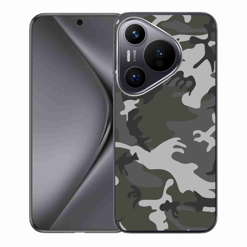 Gelový kryt mmCase na Huawei Pura 70 - maskáčový vzor