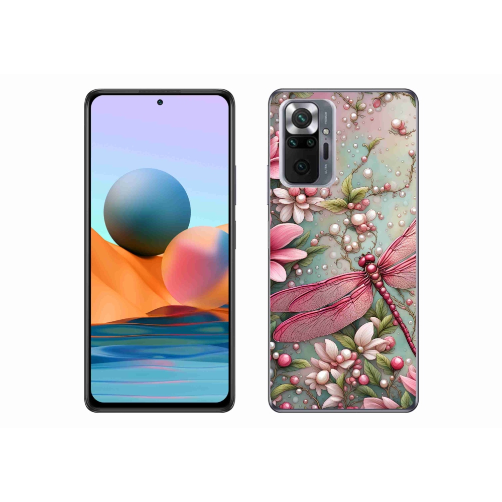 Gelový kryt mmCase na Xiaomi Redmi Note 10 Pro - vážka