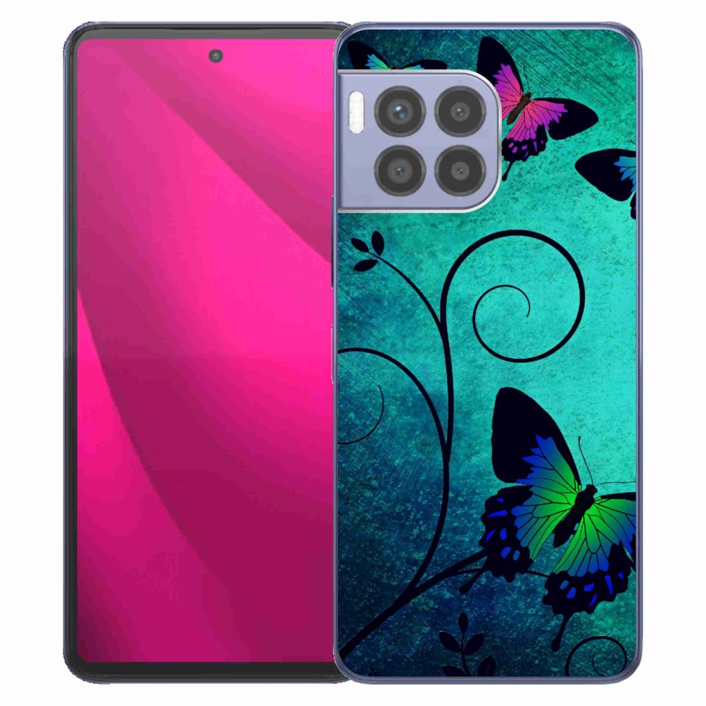 Gelový kryt mmCase na T-Mobile T Phone 2 Pro - barevní motýli