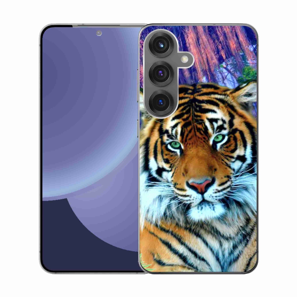 Gelový kryt mmCase na Samsung Galaxy S25 - tygr