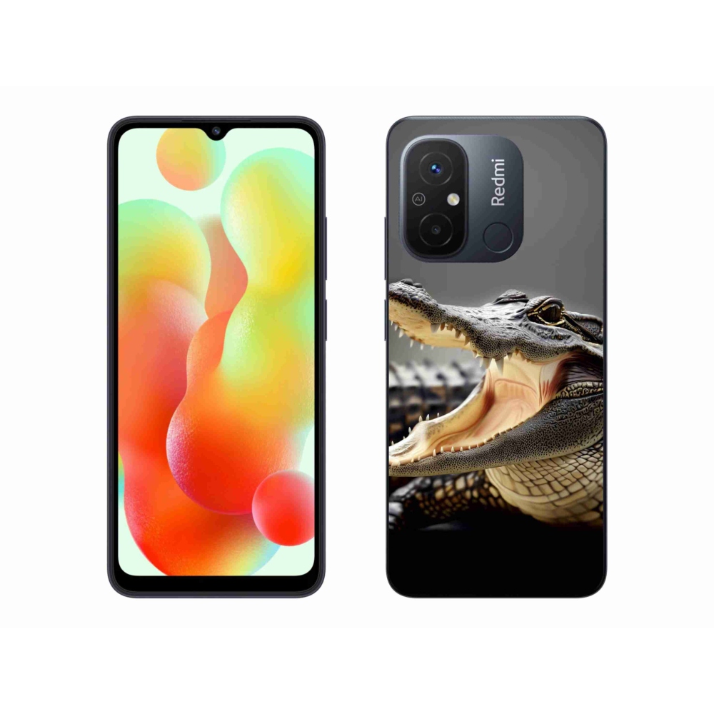 Gelový kryt mmCase na Xiaomi Redmi 12C - krokodýl