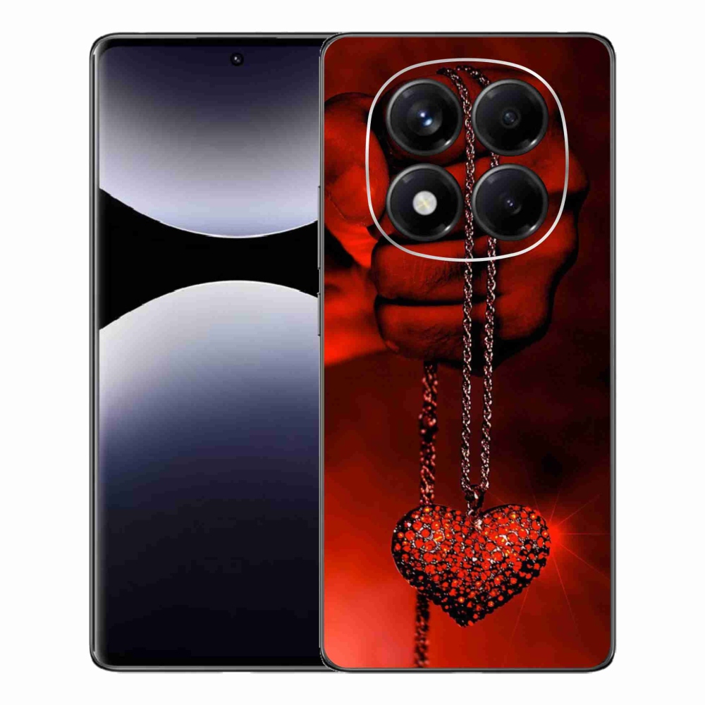 Gelový kryt mmCase na Xiaomi Redmi Note 14 Pro - náhrdelník