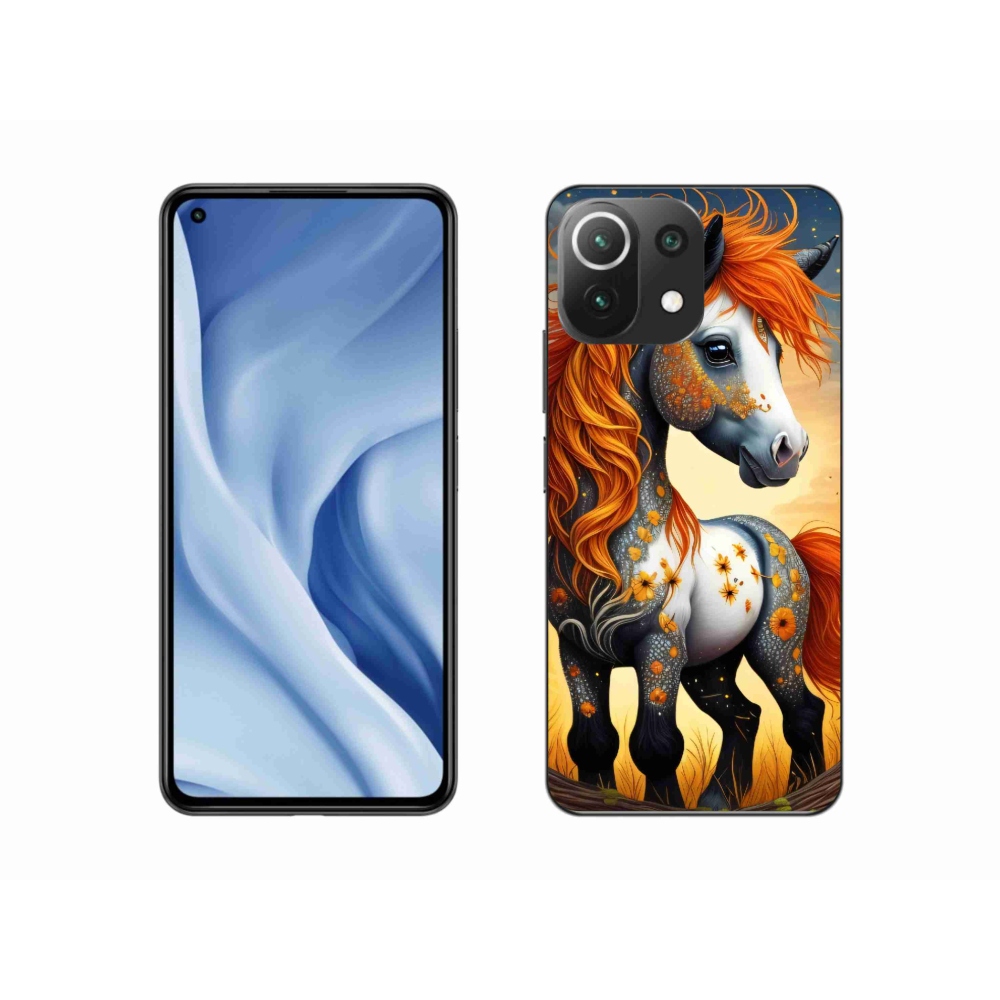 Gelový kryt mmCase na Xiaomi 11 Lite 5G NE - barevný poník