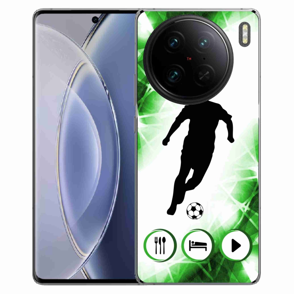 Gelový kryt mmCase na Vivo X90 Pro - fotbalista