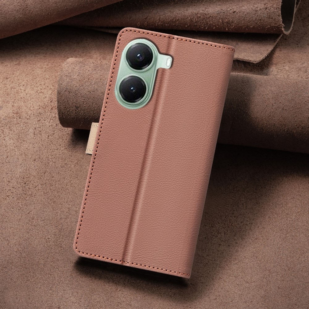 BNF DUO knížkové pouzdro na Xiaomi Poco X7 Pro 5G - hnědé