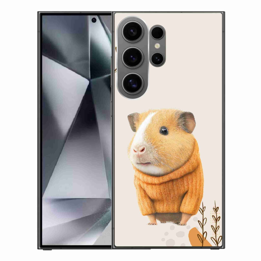 Gelový kryt mmCase na Samsung Galaxy S24 Ultra - morče ve svetru