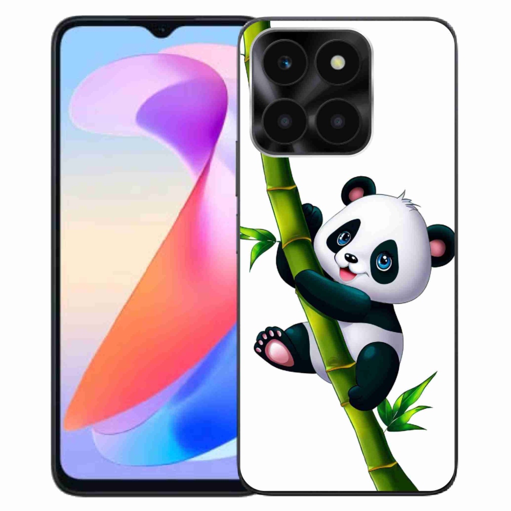 Gelový kryt mmCase na Honor X6a - panda na bambusu