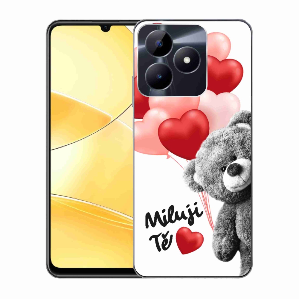 Gelový kryt mmCase na Realme C51/C53 - miluji Tě