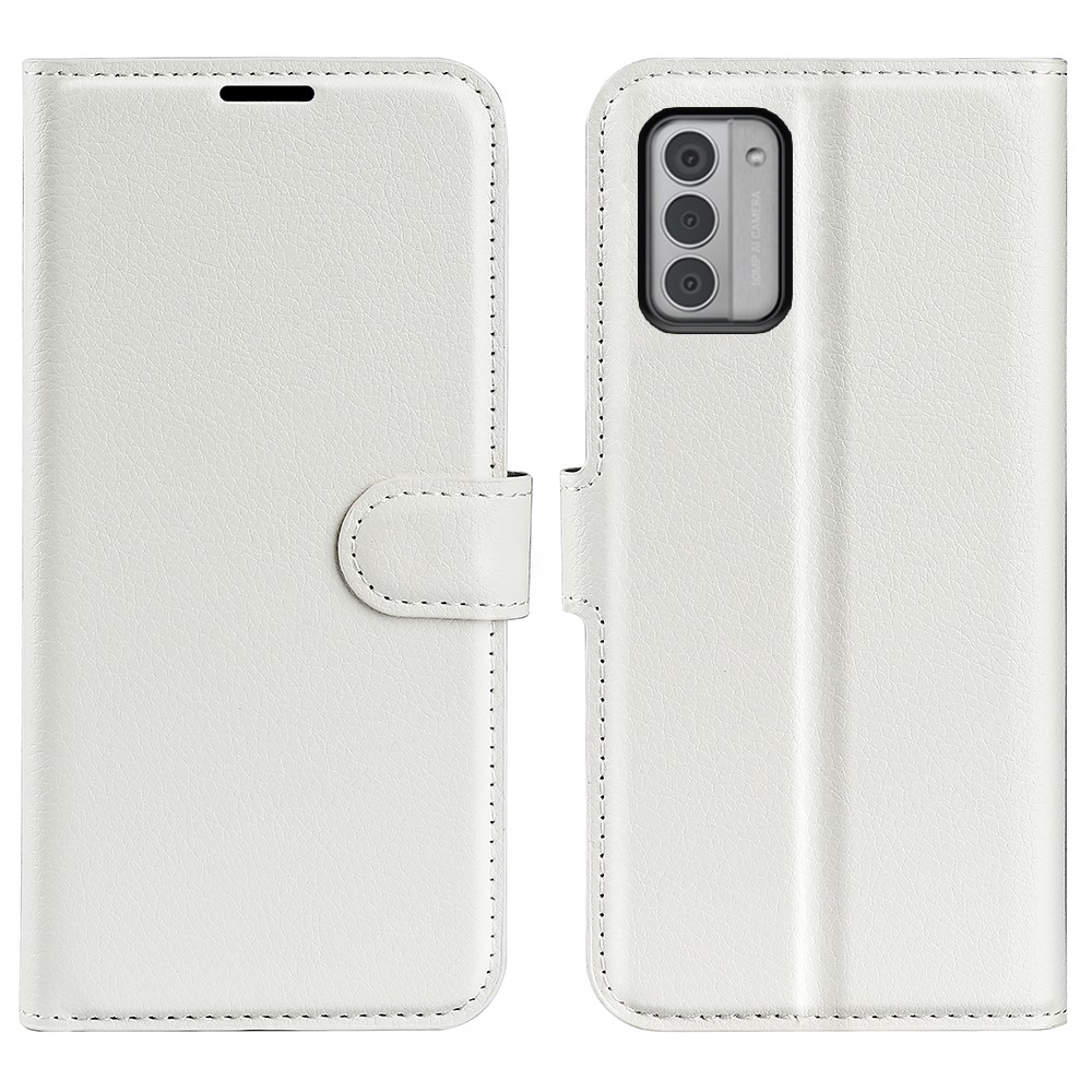 Litchi knížkové pouzdro na Nokia G42 - bílé