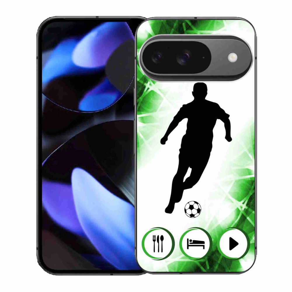 Gelový kryt mmCase na Google Pixel 9/9 Pro - fotbalista