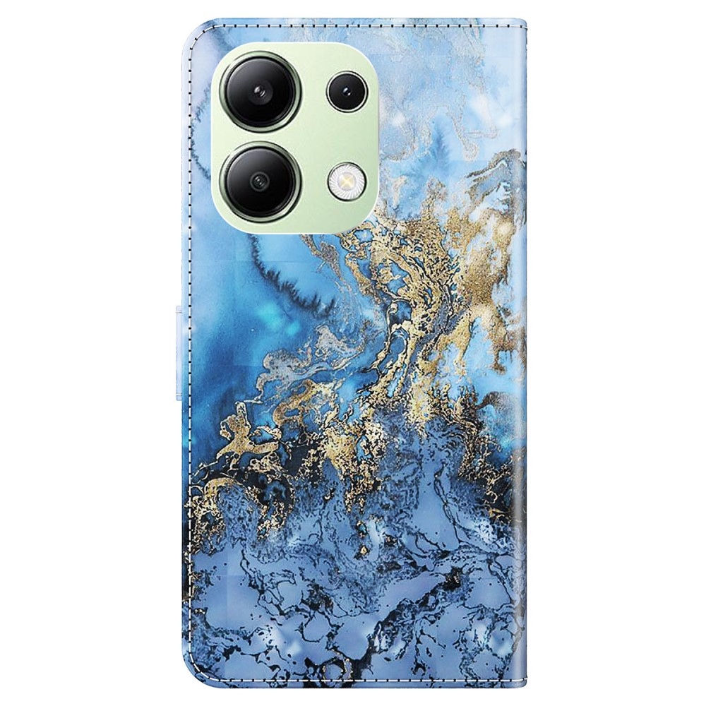 Print knížkové pouzdro na Xiaomi Redmi Note 13 - abstraktní vzor
