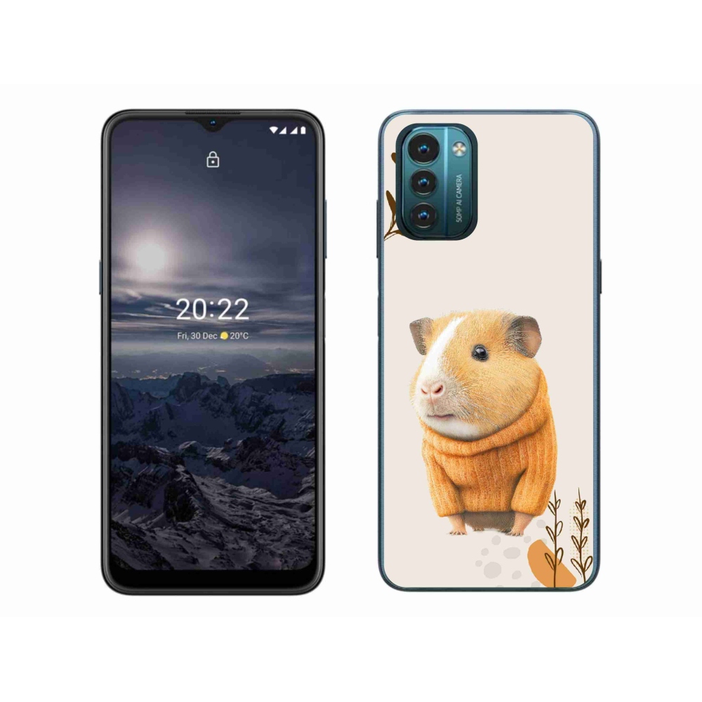 Gelový kryt mmCase na Nokia G11/G21 - morče ve svetru
