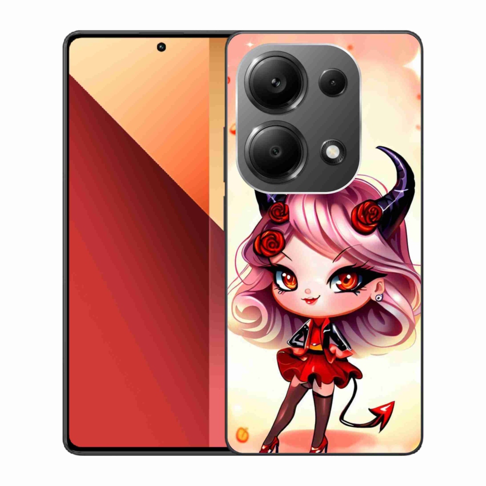 Gelový kryt mmCase na Xiaomi Redmi Note 13 Pro 4G/Poco M6 Pro - kreslená čertice