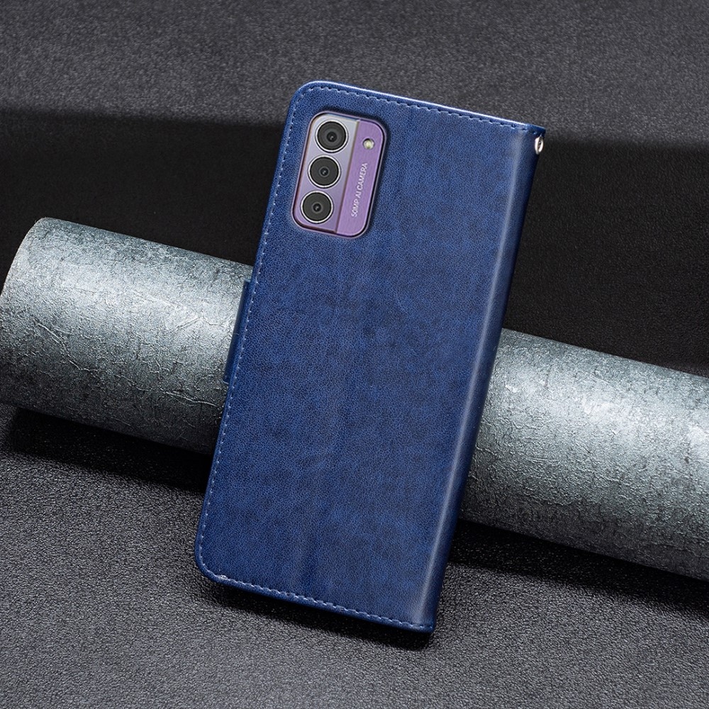 Butterfly knížkové pouzdro na Nokia G42 - tmavěmodré