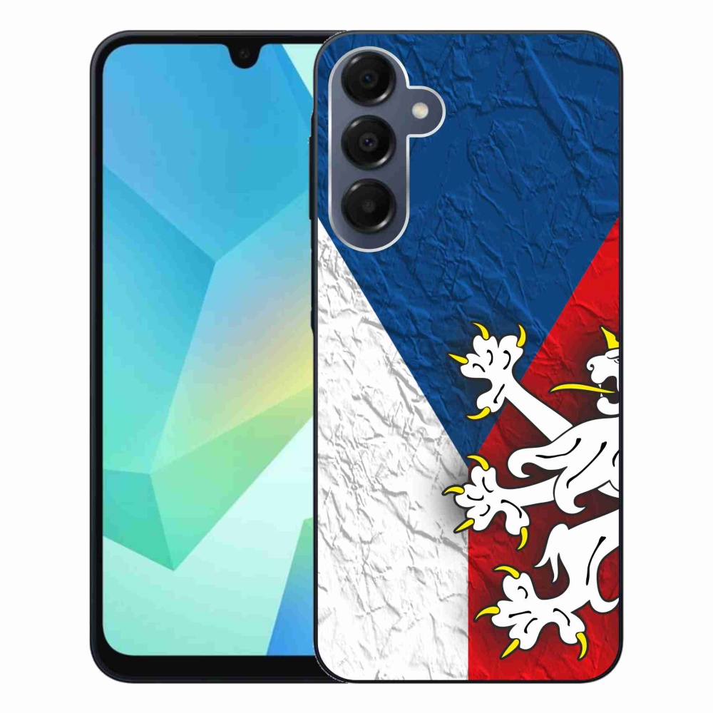 Gelový kryt mmCase na Samsung Galaxy A16 4G/5G - česká vlajka 1