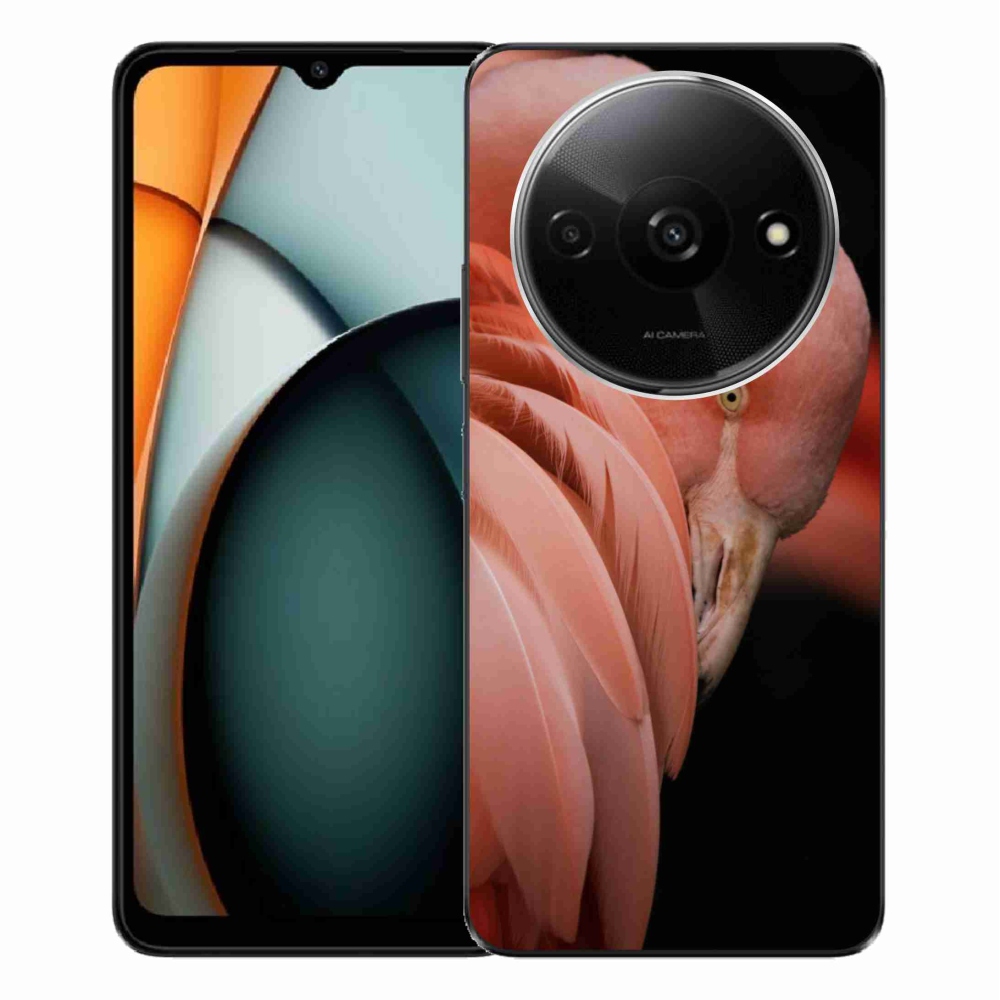 Gelový kryt mmCase na Xiaomi Redmi A3 - plameňák 3
