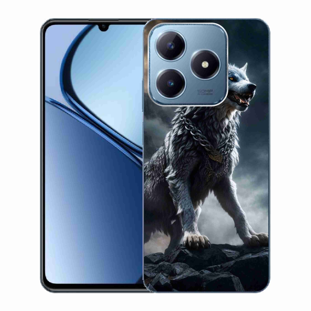 Gelový kryt mmCase na Realme C63 - vlk 1