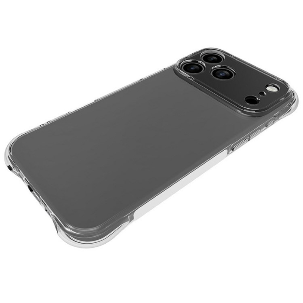 Průhledný gelový obal na iPhone 17 Pro Max - průhledný