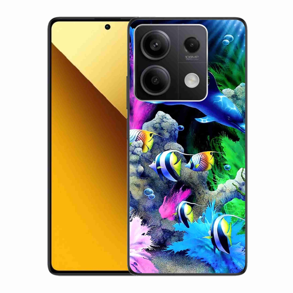 Gelový obal mmCase na Xiaomi Redmi Note 13 5G - mořský svět