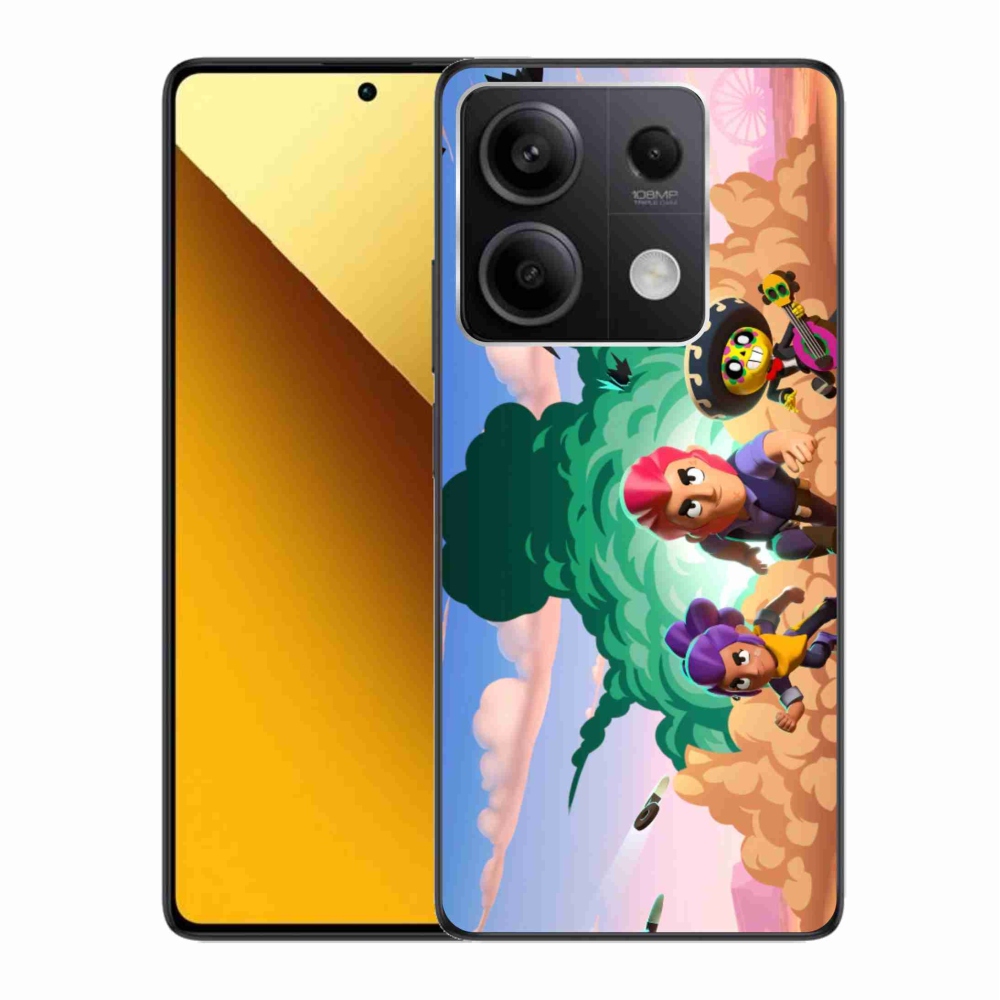 Gelový kryt mmCase na Xiaomi Redmi Note 13 5G - brawl stars