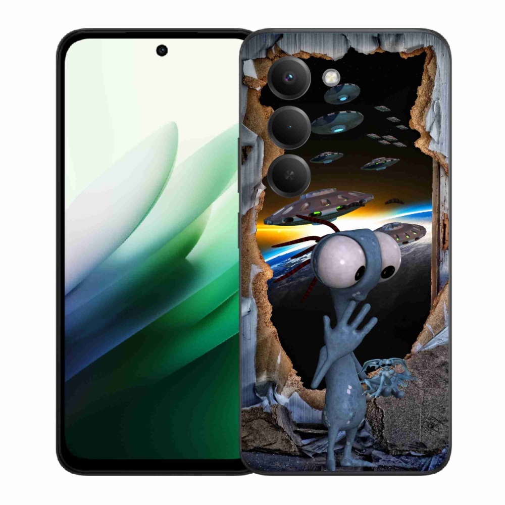 Gelový kryt mmCase na Xiaomi Redmi 15 5G (169mm) - mimozemšťan