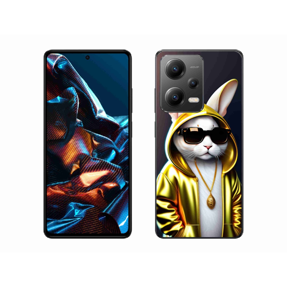 Gelový kryt mmCase na Xiaomi Redmi Note 12 Pro 5G - kočka boss