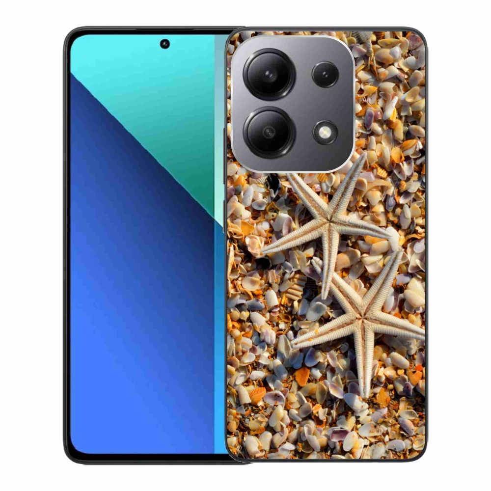 Gelový kryt mmCase na Xiaomi Redmi Note 13 - mořské hvězdice