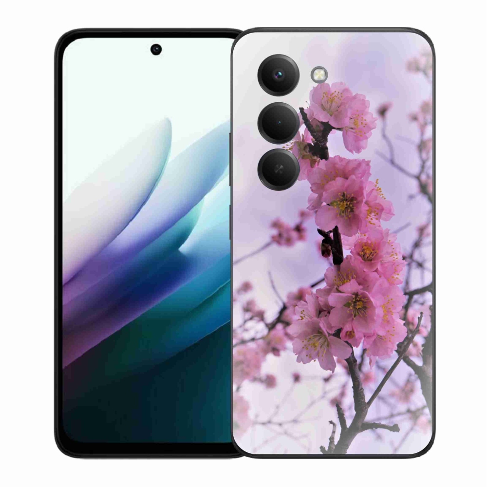Gelový kryt mmCase na Xiaomi Redmi 15 4G/5G (171mm) - květiny 7