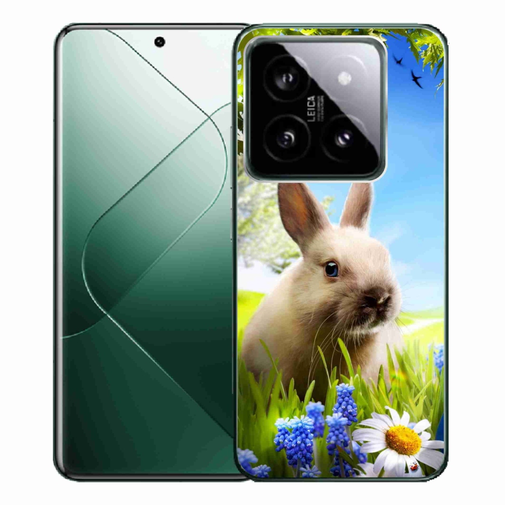 Gelový kryt mmCase na Xiaomi 14 Pro - zajíček