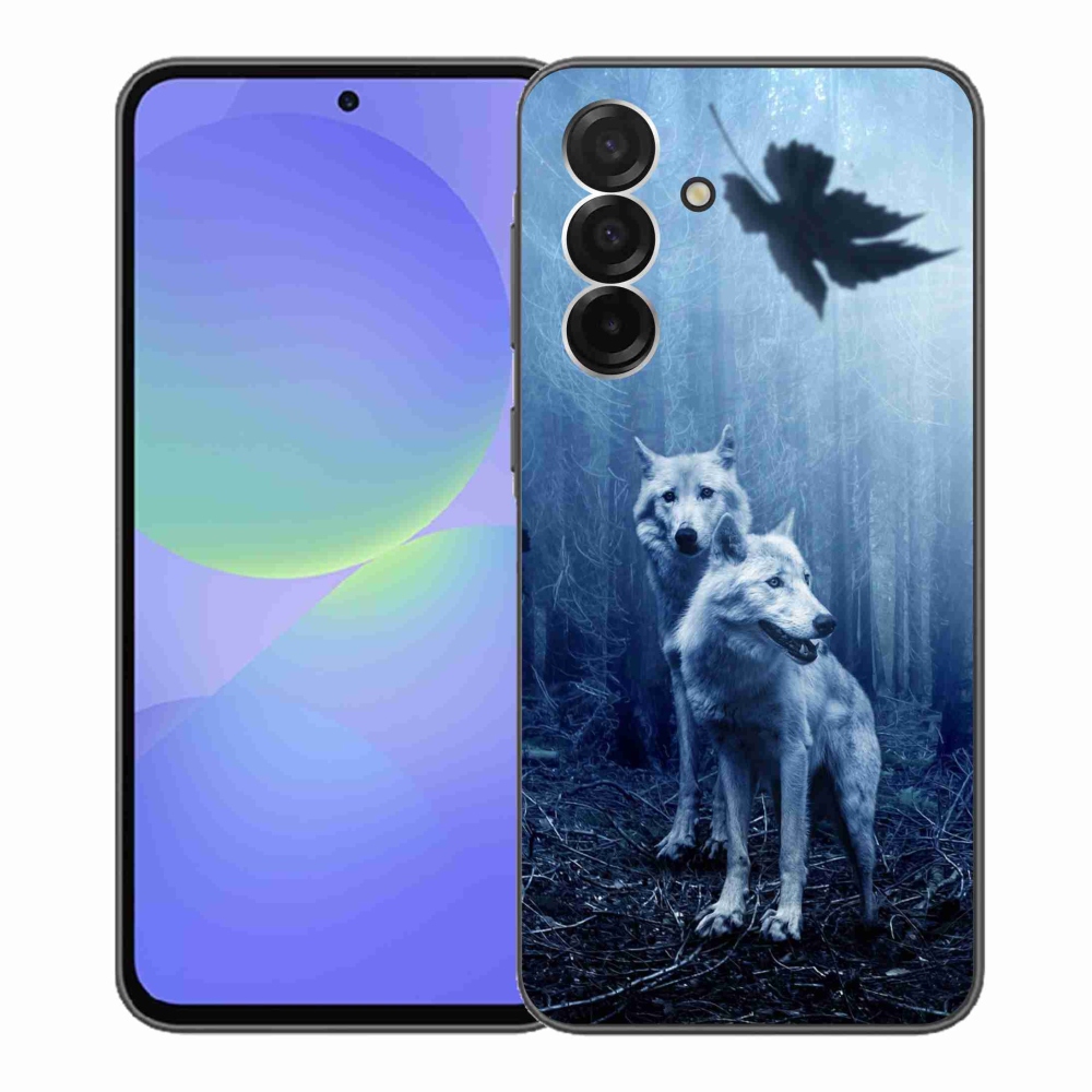 Gelový kryt mmCase na Samsung Galaxy A36 5G - vlci v lese