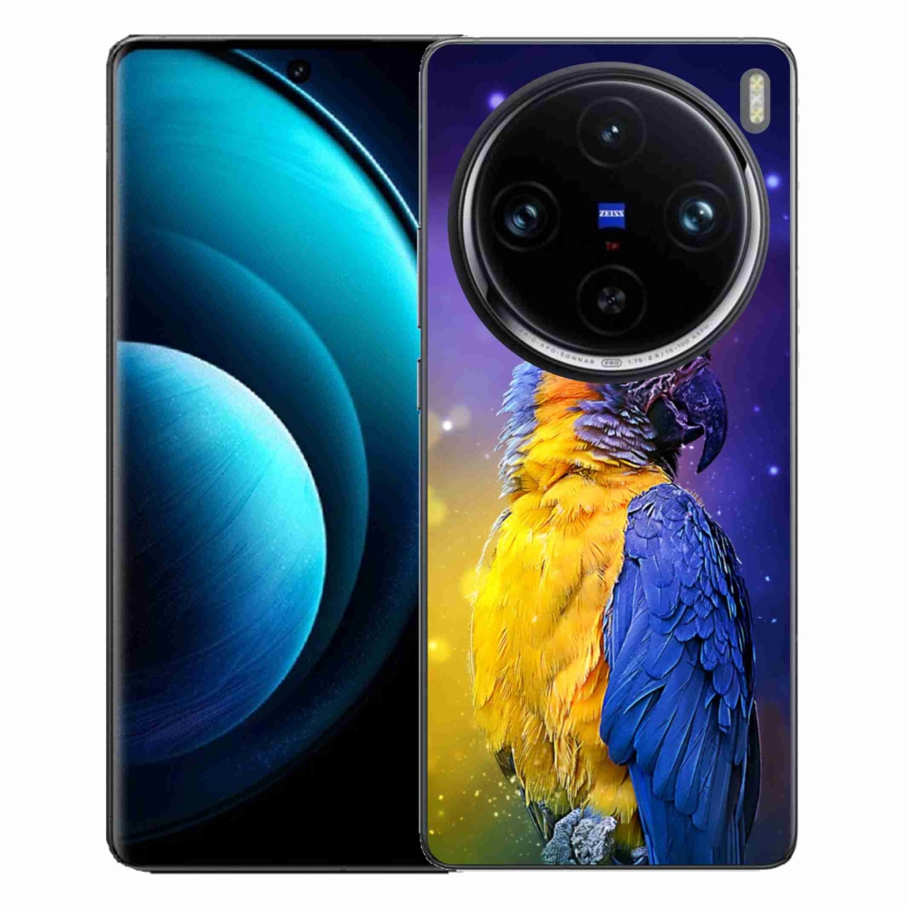 Gelový obal mmCase na Vivo X100 Pro 5G - papoušek ara 1