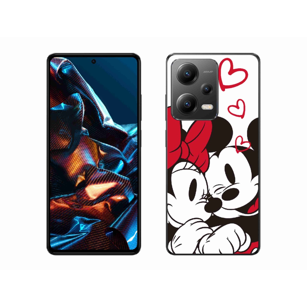 Gelový kryt mmCase na Xiaomi Redmi Note 12 Pro 5G - minnie a mickey