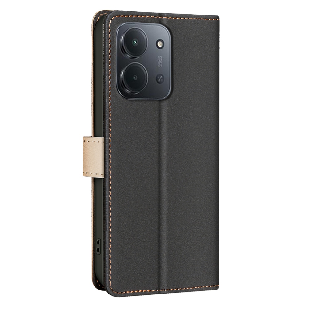 BNF DUO knížkové pouzdro na Xiaomi Redmi 15C 4G/5G (173mm) - černé