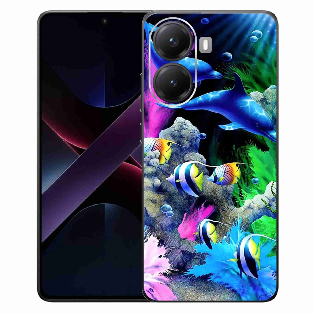 Gelový kryt mmCase na Xiaomi Poco X7 Pro 5G - mořský svět