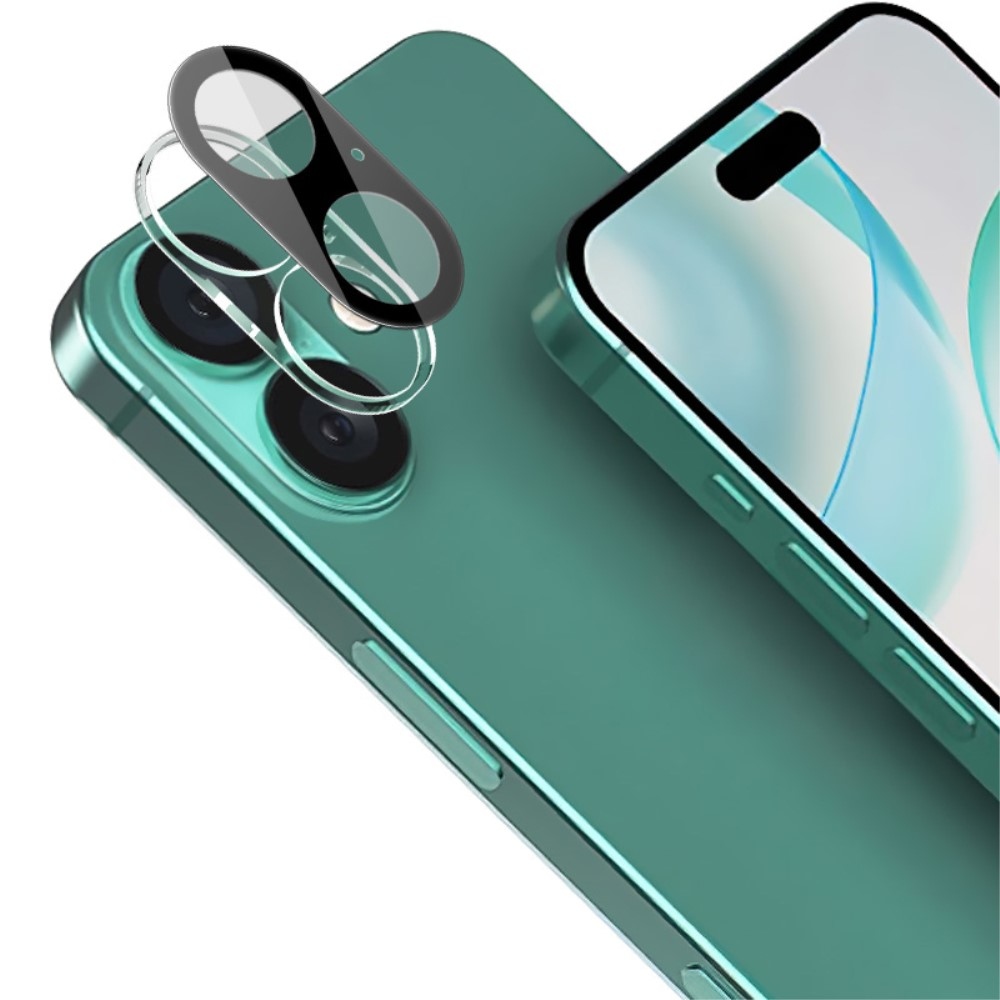 IMK sklo čočky fotoaparátu na iPhone 16/16 Plus - černé