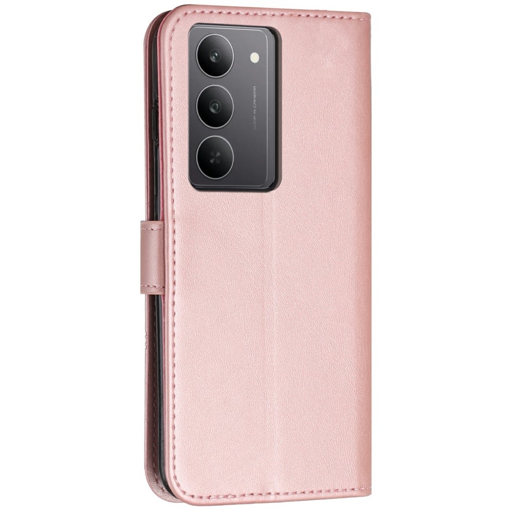 Line knížkové pouzdro na Realme C75 - růžovozlaté