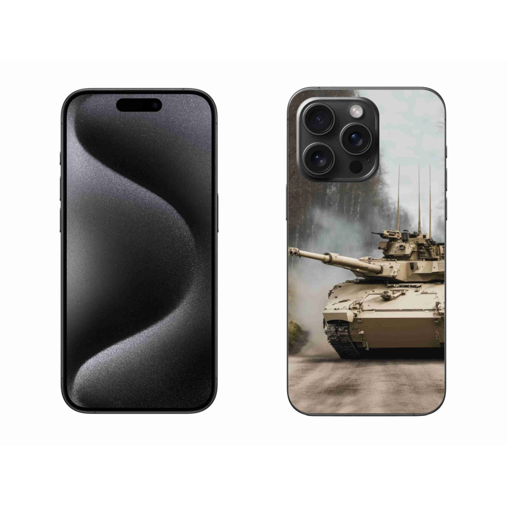 Gelový kryt mmCase na iPhone 15 Pro Max - tank 1
