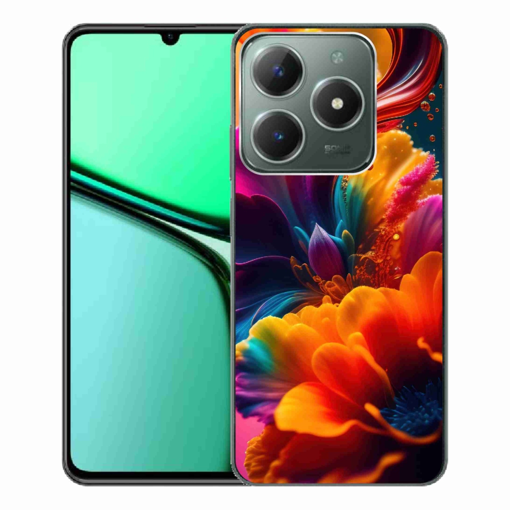 Gelový kryt mmCase na Realme C61 - abstraktní motiv 2