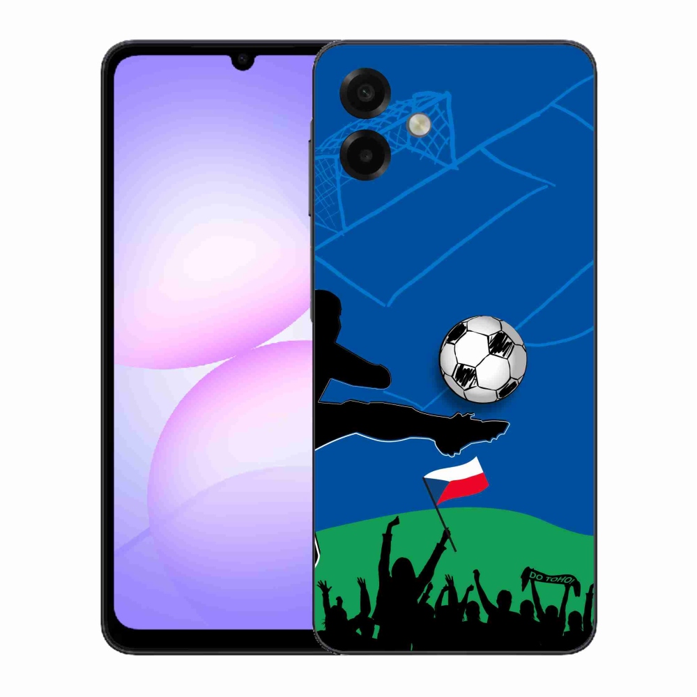 Gelový kryt mmCase na Samsung Galaxy A07 4G - fanoušci fotbalu