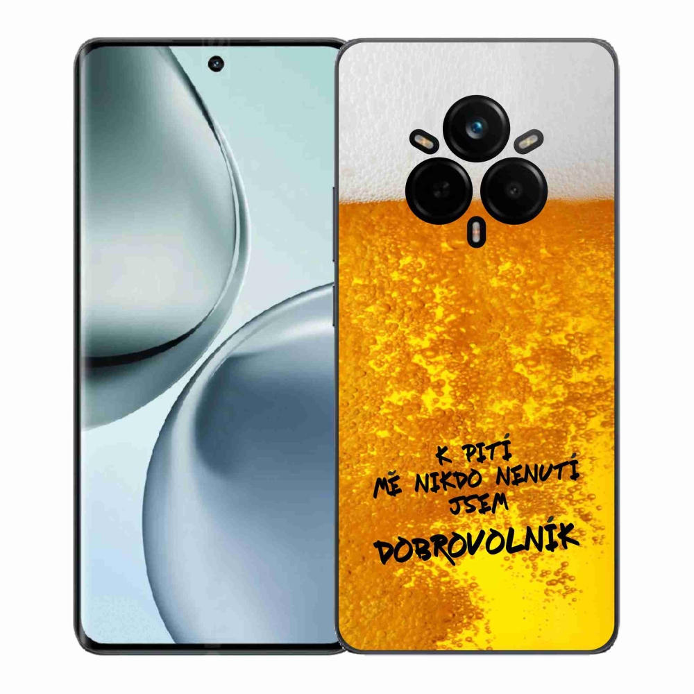 Gelový kryt mmCase na Realme 14 Pro+ 5G - pivní motiv 4