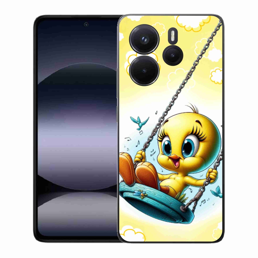 Gelový kryt mmCase na Xiaomi Redmi Note 14 - tweety
