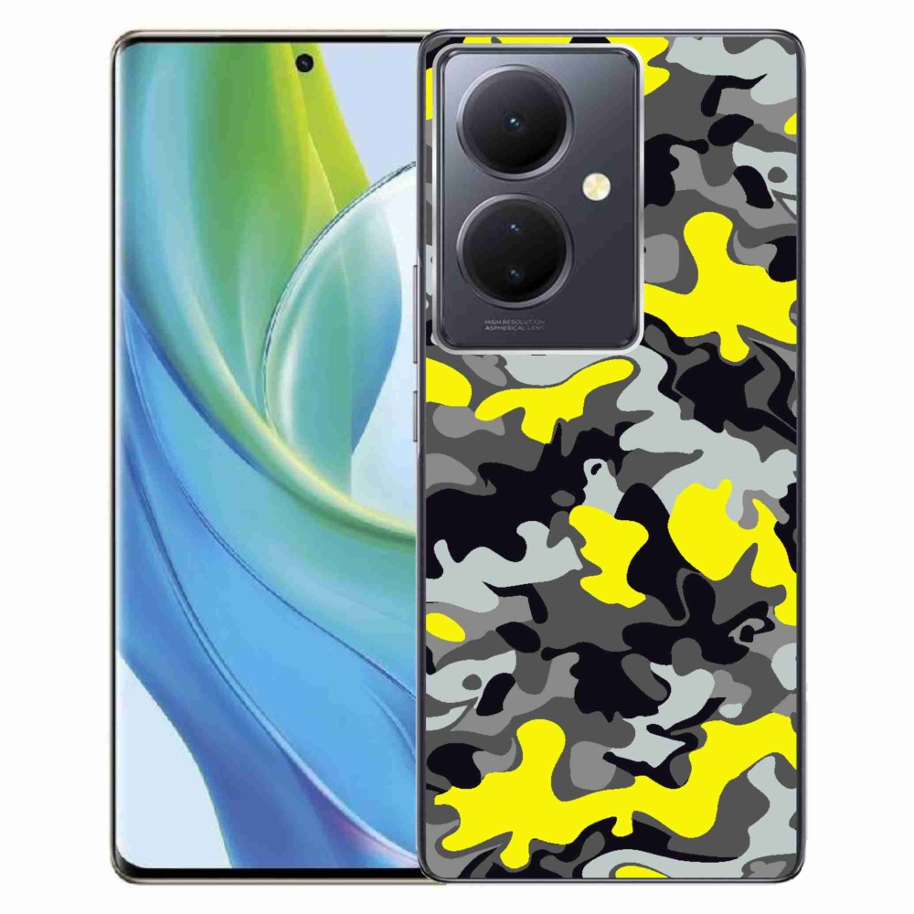 Gelový kryt mmCase na Vivo V29 Lite 5G - maskáčový vzor 6