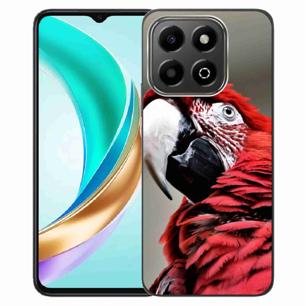Gelový kryt mmCase na Honor X6b - papoušek ara červený