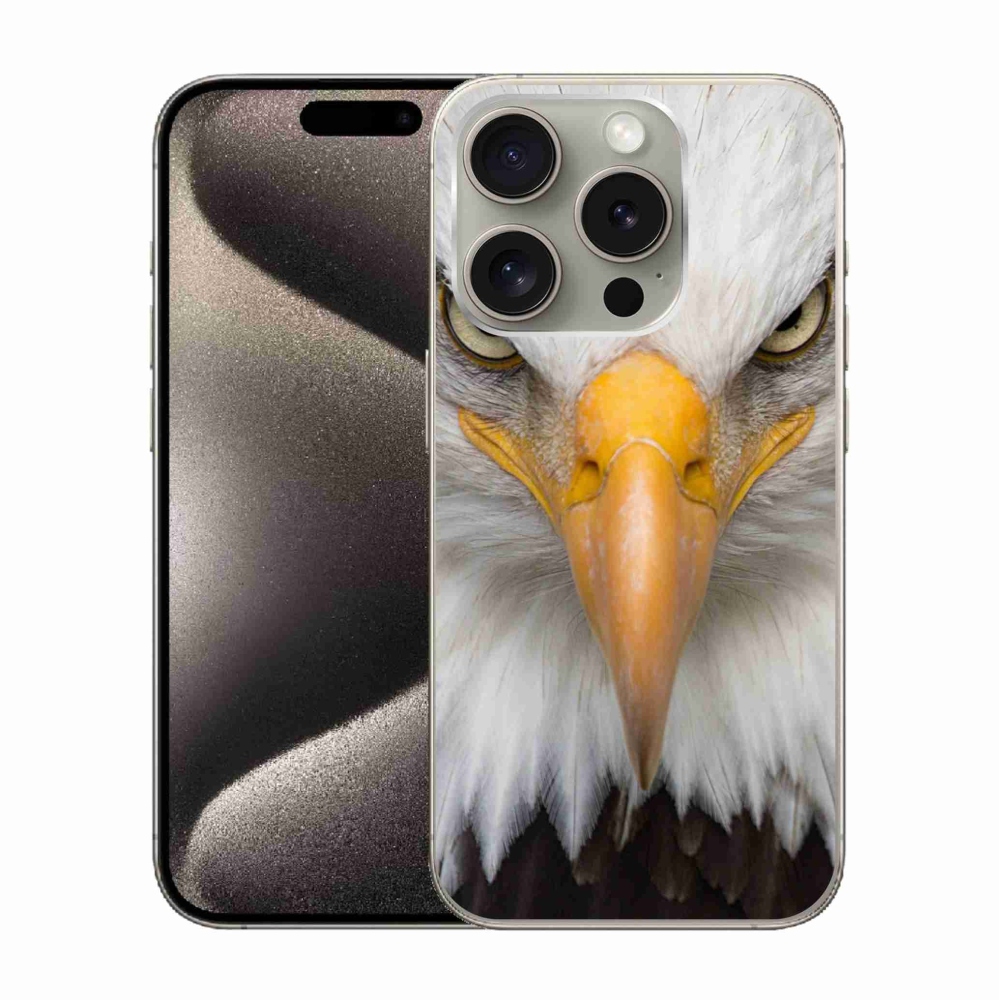 Gelový kryt mmCase na iPhone 15 Pro - orel