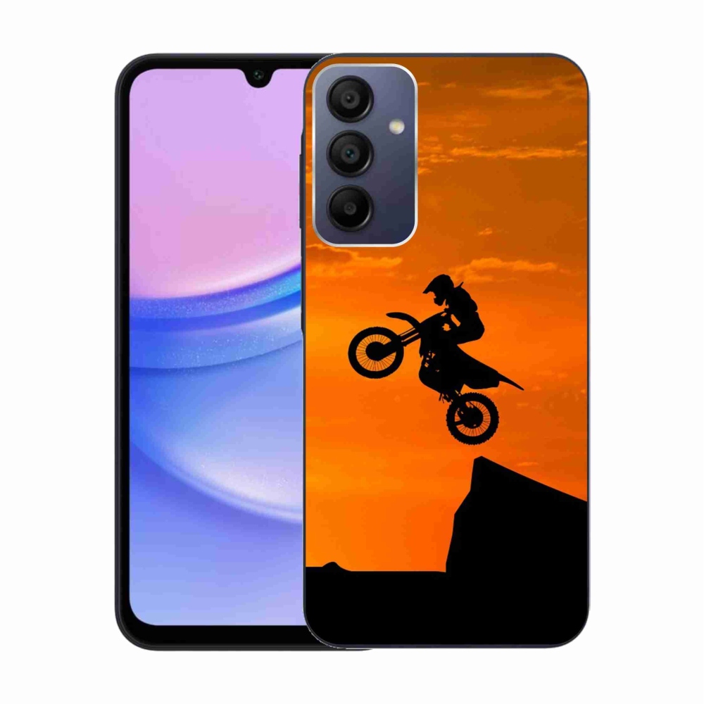 Gelový kryt mmCase na Samsung Galaxy A15 4G/5G - motocross