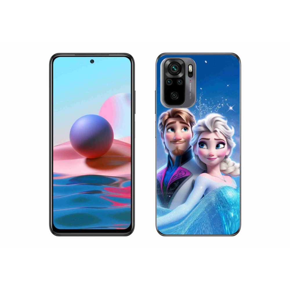 Gelový kryt mmCase na Xiaomi Redmi Note 10 4G - ledové království 1