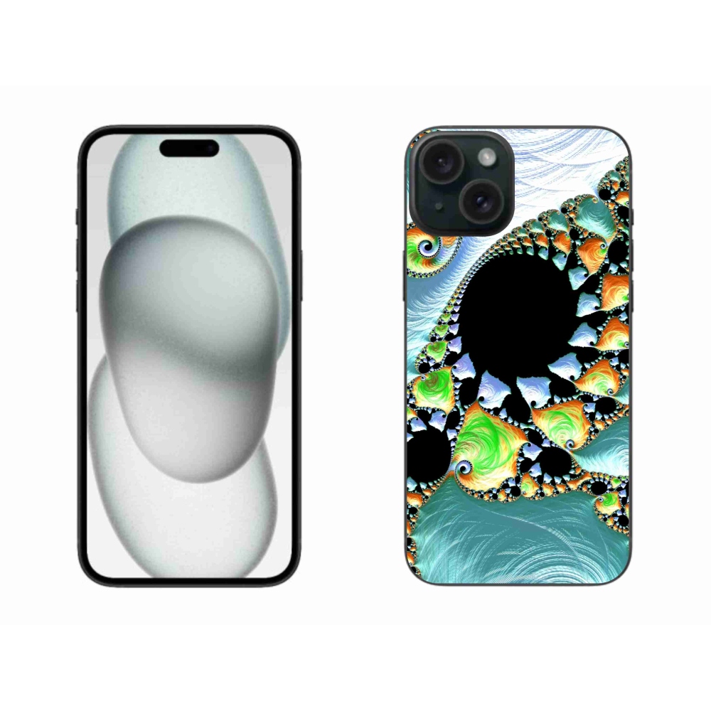 Gelový kryt mmCase na iPhone 15 Plus - abstraktní motiv 21