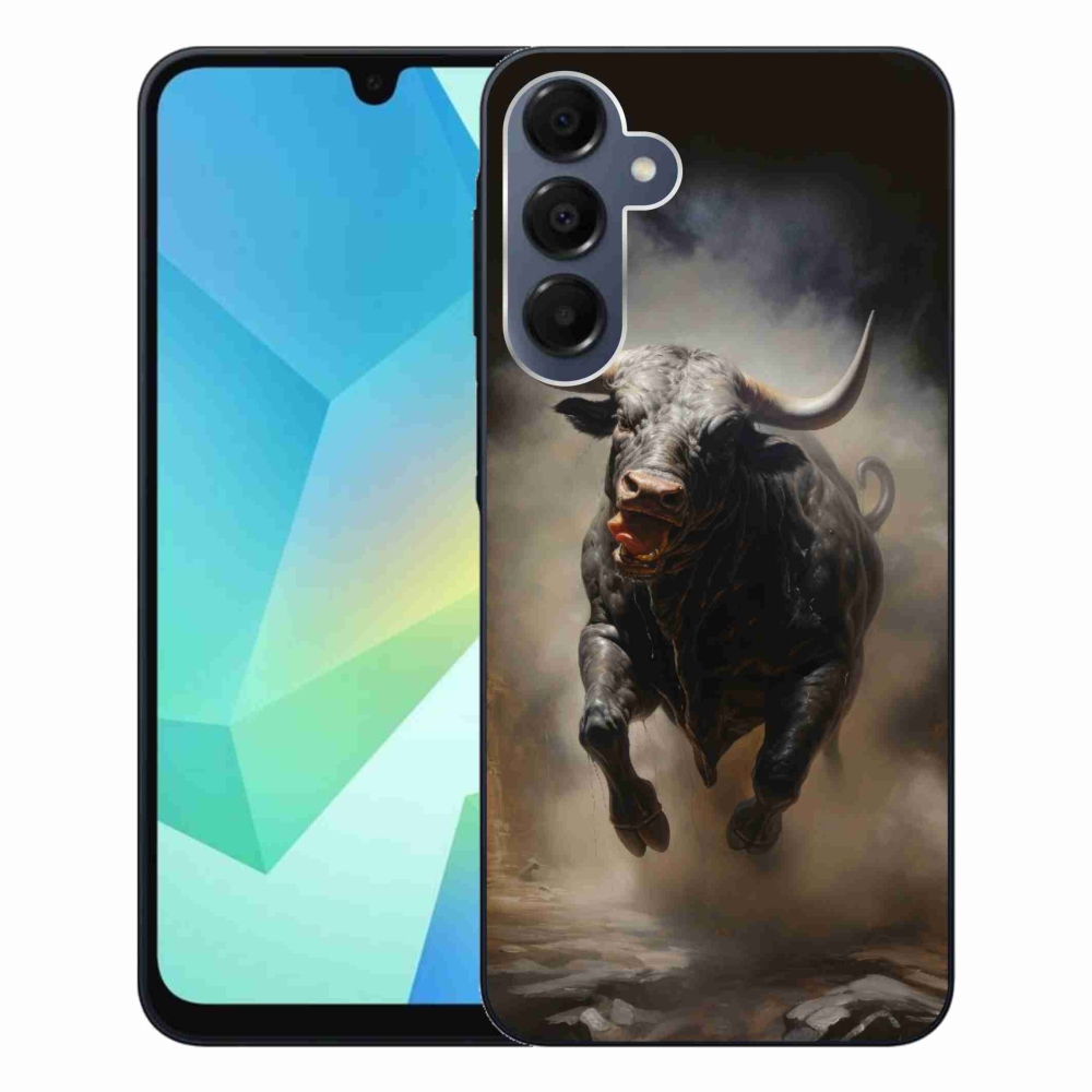 Gelový kryt mmCase na Samsung Galaxy A16 4G/5G - rozzuřený býk