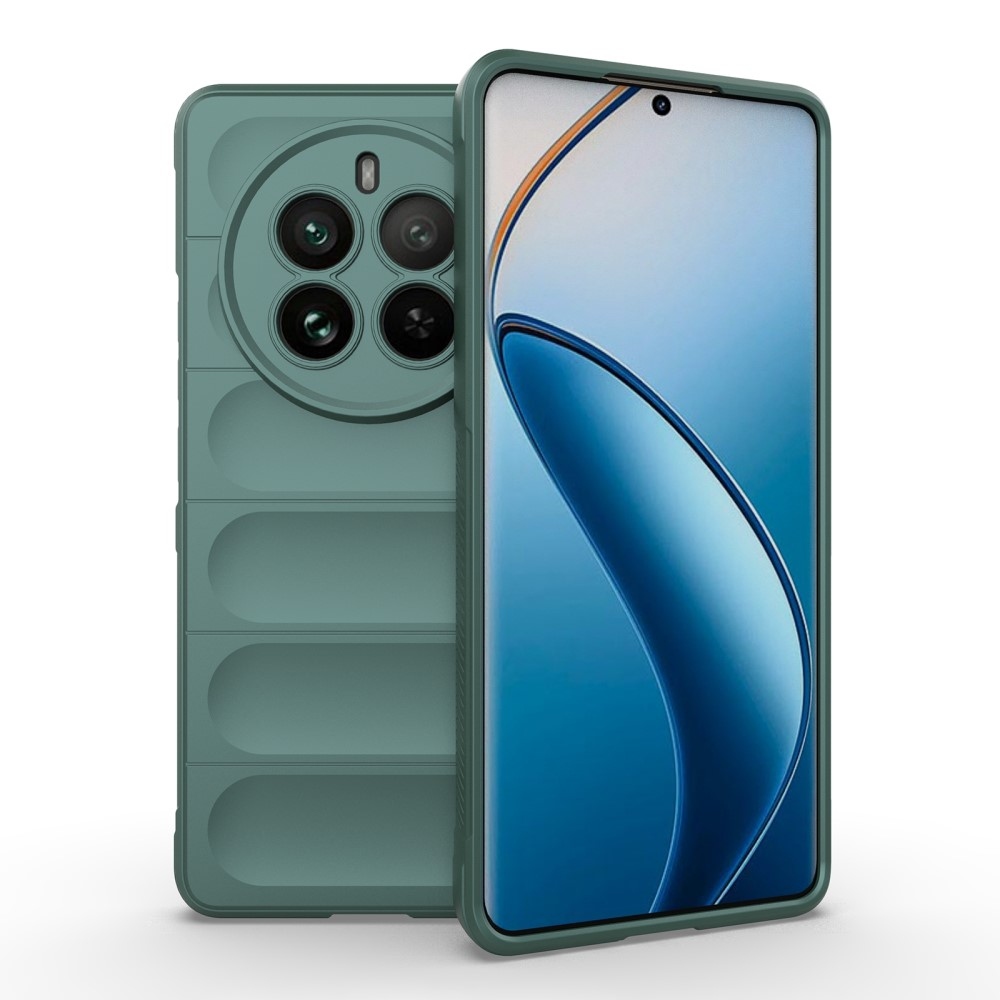 Rugg odolný gelový obal na Realme 12 Pro 5G/12 Pro+ 5G - zelený