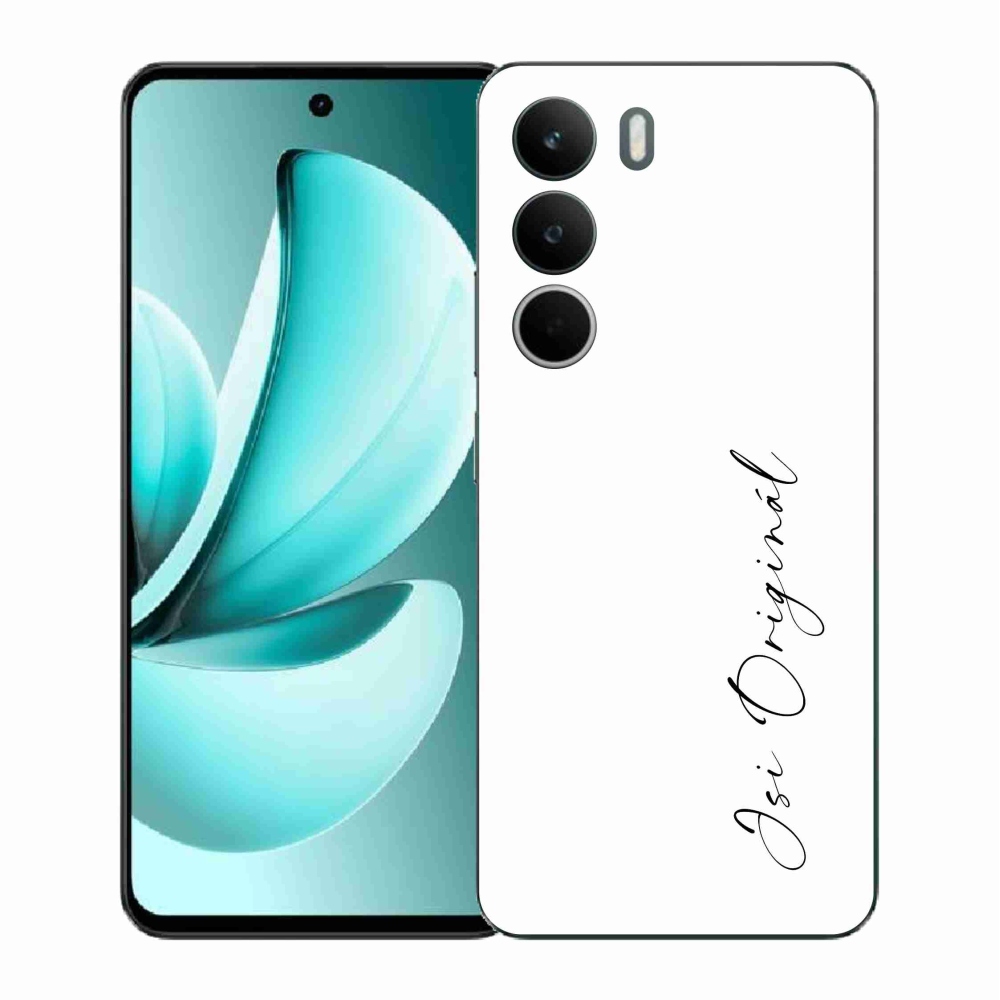 Gelový kryt mmCase na Realme C71 - jsi originál bílé pozadí